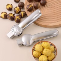 Portable Multifunction Nutcracker Chestnut Clip, 430 Stainless Steel Cross Blade Pistachio Opener, Walnut Plier